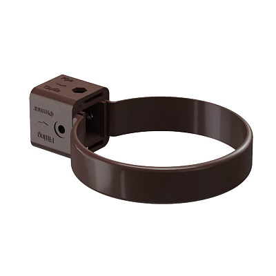 Хомут универсальный водостока Дёке Premium RAL 8017 Коричневый Шоколад