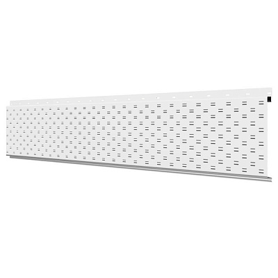 Линеарная потолочно-стеновая панель с ПЕРФОРАЦИЕЙ для вентиляции RAL9003 Белый