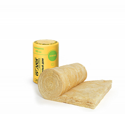 Утеплитель ИЗОВЕР Теплый Дом МИНИ 2*50*610*8200 мм  10,004 м2 0.5 м3 фото Центр Металлокровли