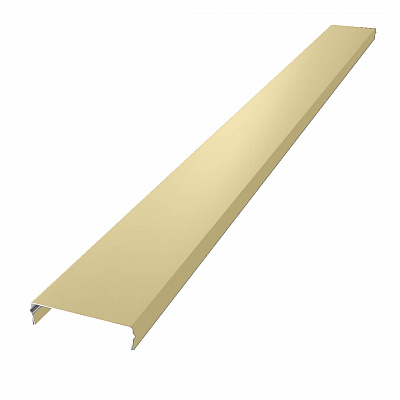 Ламель Металлопланкен ВСТАВКА 100мм на 20мм RAL1014 Бежевый