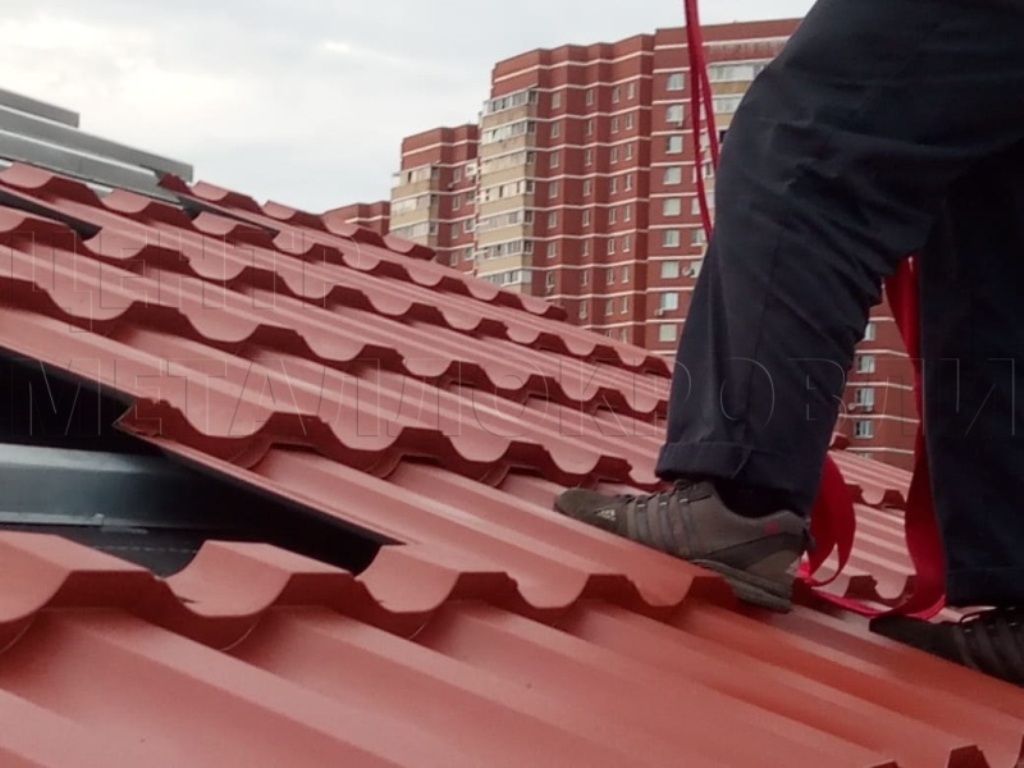 Металлочерепица Геркулес 8004 терракотовый Стальной Бархат от Центра Металлокровли в Рязани Металлочерепица Геркулес 8004 терракотовый Стальной Бархат от Центра Металлокровли в Рязани