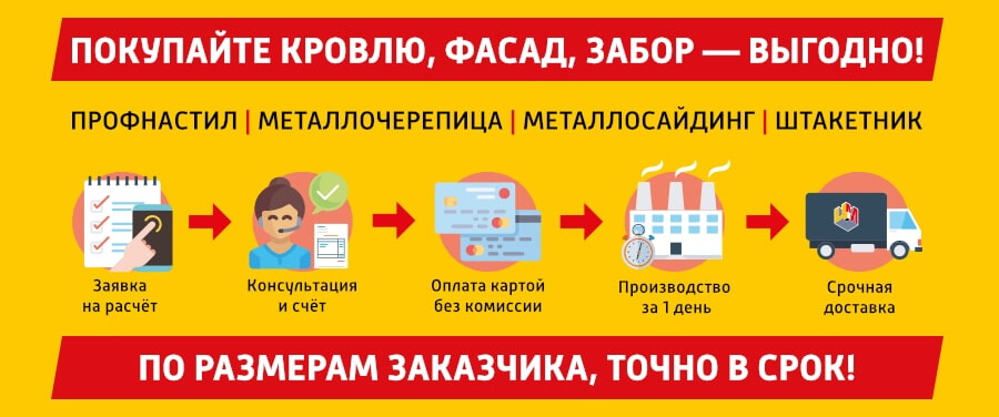 Покупать кровлю, фасад, забор онлайн и платить удобно это выгодно! Покупать металлопрофиль онлайн - выгодно