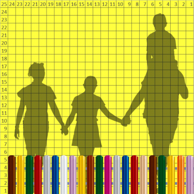 Нарядный палисадник 50см